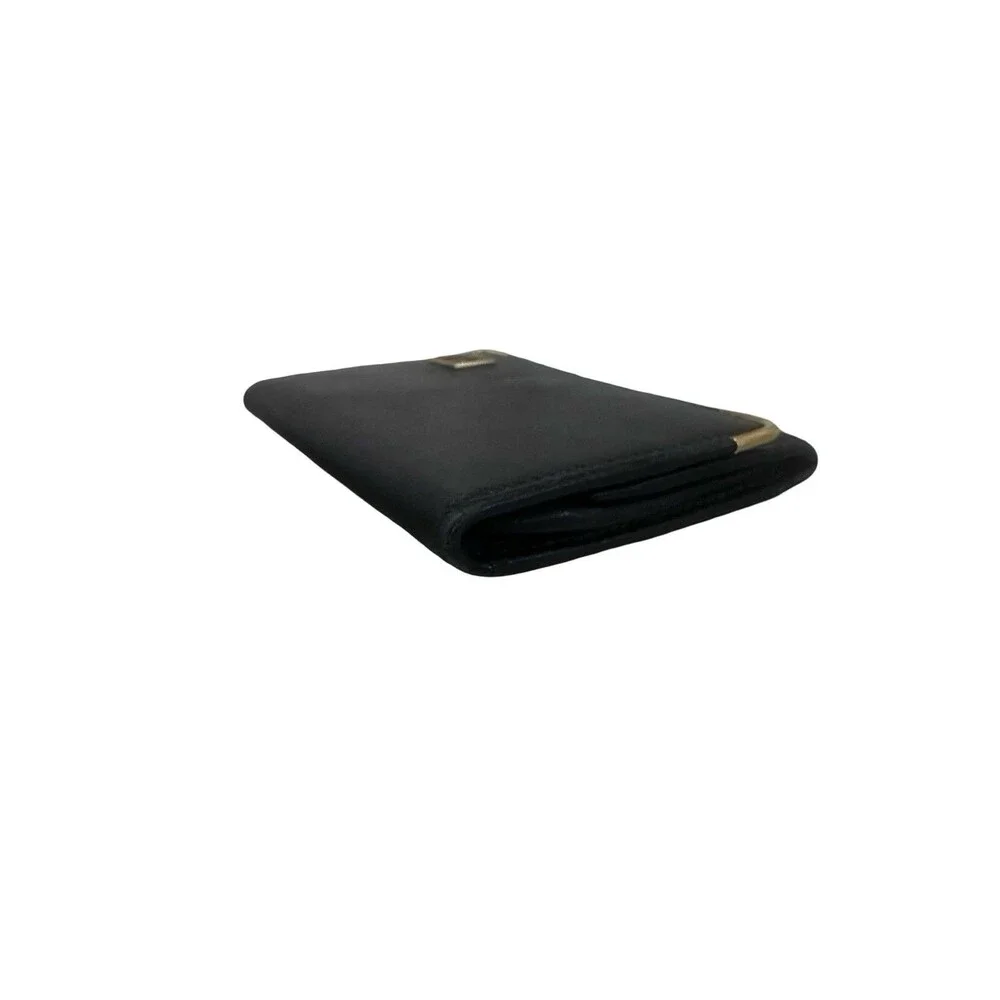 Dunhill Black Leather Mens/Womens Coin Case Pouch